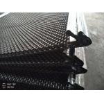 Black Iron Square Woven Crimped Vibrating Screen Mesh 1.5mx1.95m