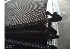 China Black Iron Square Woven Crimped Vibrating Screen Mesh 1.5mx1.95m supplier