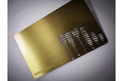 China Ancient Brass Material Metal Business Cards With Engraved Picture / Ccustom Metal Membership Cards supplier