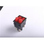 Double Push Button Rocker Switch Illuminated On - Off / On - On Simple Drive