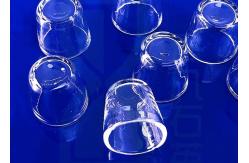 China Laboratory Transparent Quartz Glass Crucible 2.2g/Cm3 Fused Silica supplier