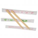OEM Full paper Packing Twins Disposable Bamboo/Wooden Chopsticks for sale