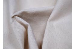 China Durable Spinning White 100 Cotton Canvas For Bags High Tear Strength supplier