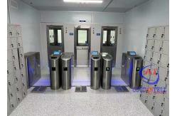 China Hotel Face Recognition Swing Barrier Gate Bidirectional Bar Code Entry Door supplier
