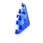 4 Way HDPE PP Injection Molded Plastic Pallets 106x75 Warehouse Industry Pallet for sale