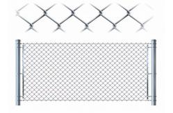 China 60*60mm Hole Galvanized Steel Chain Link Fence Diamond Wire Mesh 7 Ft supplier