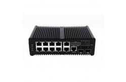 China Gigabit Ethernet 40Gbps 8 Port Industrial Managed Poe Switch Up To 90W supplier