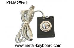 China Optical Panel Mount Mouse Trackball Standard USB / PS2 Output Support Dia 25mm supplier