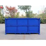 Foldable Stacking Steel Pallet Box Space Saving And Made Of Q235 Material for sale