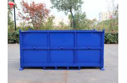 China Foldable Stacking Steel Pallet Box Space Saving And Made Of Q235 Material supplier