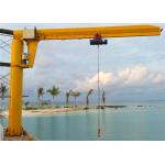 Marine Electric Hoist Column Swing Boat Jib Crane 360 Degree for sale