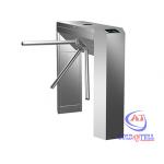Bidirectional Pedestrian Tripod Turnstile Gate With Access Control System / LED Indicator Lamp / Alarm Light for sale