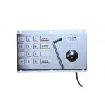 IP65 Vandal Proof Stainless Steel Keypad , Metal Numeric Keypad industrial For Kiosk for sale