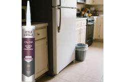 China Grade 0 Mildew Resistant Silicone Sealant For Kitchen Bathroom Sanitary Sealing supplier