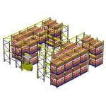 Refrigeration Engineering Beam Type Pallet Racking System Drive Through Racks for sale