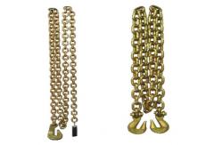 China Tie Down G80 Binder Lifting Chain With Bent Grab Hook supplier