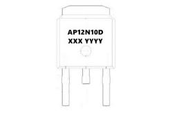 China AP12N10D Power Switch Transistor , Original Silicon Power Transistor supplier