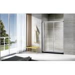 Stainless Bathroom Shower Enclosure Acrylic Base With Sliding Door