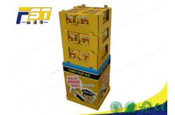 China Custom 4C CMYK Printing Retail Dump Bin Display Cardboard With Removable Header supplier