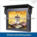 Taxi or Bus Advertising Screen / Car Lcd Monitor Flat Screen Pc 1366*768 Resolution for sale