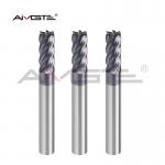 6 Flute Custom End Mill Flat Bottom Finishing End Mill For Steel Stainless for sale