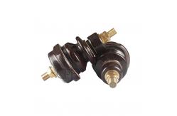 China Brown Transformer Porcelain Bushing Ceramic Bushing Insulator M20 supplier