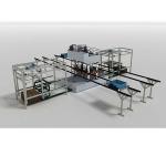 1200*1000 mm Automatic Double Molds Wood Pallet Machine in India for sale