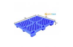 China 1200X800 Deck Single Face Pallet Hygienic Virgin HDPE Stackable Plastic Pallet supplier