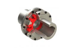 China Single Flange Flexible Jaw Coupling Elastic Rubber Shaft Coupling LMD (MLZ) supplier
