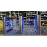 Low Noise RFID Turnstile Gate Access Control Gym Auto Reset Turnstile Barrier Gate for sale