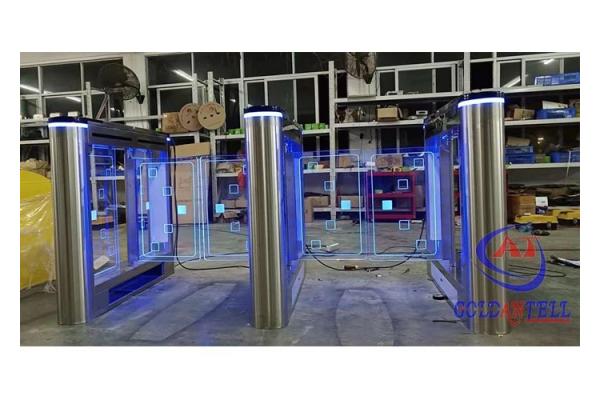 Low Noise RFID Turnstile Gate Access Control Gym Auto Reset Turnstile Barrier Gate