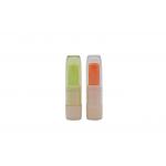 AS Cap ABS Tube ECO Friendly 4ml Green Lip Balm Tubes For Beauty Packaging for sale