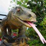 Snowproof 4m Realistic Animatronic Animals Komodo Dragon Model