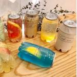 Bpa Free 330ml Pet Plastic Beverage Bottles Can For Boba Tea Wine Eco Friendly for sale