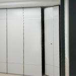 Multi Color Melamine Surface Sliding Partition Walls Commercial Position for sale
