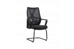 China Comfortable Black Swivel Mesh Office Chair With Lumbar Support supplier