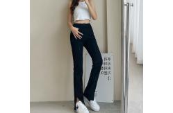 China Dark Blue High Waist Stretch Pencil Jeans Nine Points supplier
