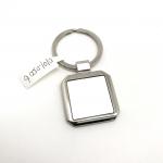 OEM/ODM Available Siliver Metal Keychain Holder with Customized Logo for Business Needs for sale
