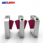 Smart Retractable Flap Barrier Gate Turnstile Security Subway Wing Gate for sale