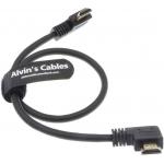 Alvin's Cables Z Cam E2 L Shape 4K 60P HDMI Cable for Atomos Shinobi Ninja V Monitor and Portkeys BM5 Right Angle to Right Angle High Speed HDMI Cord 45CM for sale