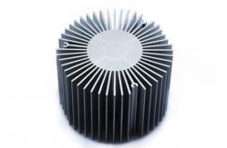 China Bending Led Aluminum Heatsink Extrusion Profiles 6005 Alloy T66 supplier