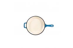 China 3 Quart Cast Iron Skillet Casserole 2 In 1 Baking Multipurpose supplier