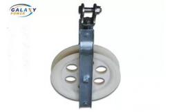 China Diameter 660x100mm Three Wheels Conductor Stringing Block Transmission Line Tool supplier