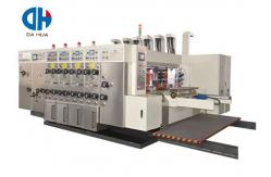 China Water Base Ink Electric Carton Box Making Machine With Printer supplier