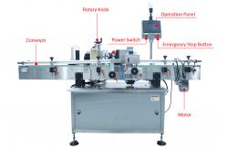 China Multifunctional Label Applicator Machine For Round Flat Oval Bottle supplier