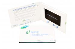 China Custom LCD Video Business Cards 1024*600P 16GB Lcd Greeting Card supplier