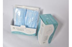 China Anti Dust 3 Ply Breathable Disposable Earloop Face Mask With Non Woven Fabrics supplier
