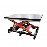 Electric Mobile Hydraulic Lifting Table Trolley With Fork Pocket 1300x850mm for sale