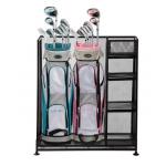 Golf  Sports Organizer Steel Wire Shelving Rack Two Bag Garage Wire Mesh Racking for sale