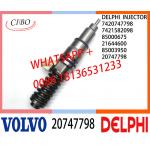 Common Rail Fuel Diesel Injector 20747798 85000675 85003950 7421582098 21644600 E3.18  for VOL (REN-AULTT) MD9 3503 for sale